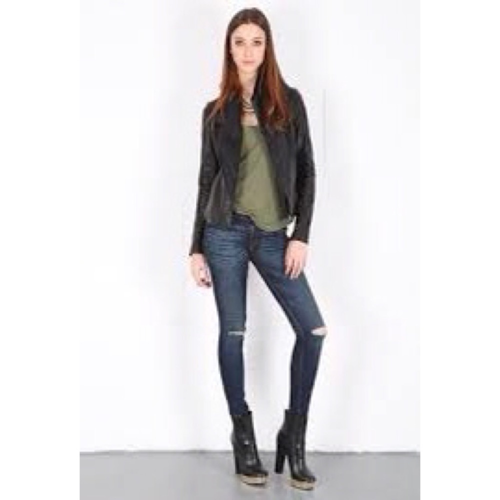 Rag & Bone medium wash Hampstead Skinny Jeans 24 - Picture 2 of 13